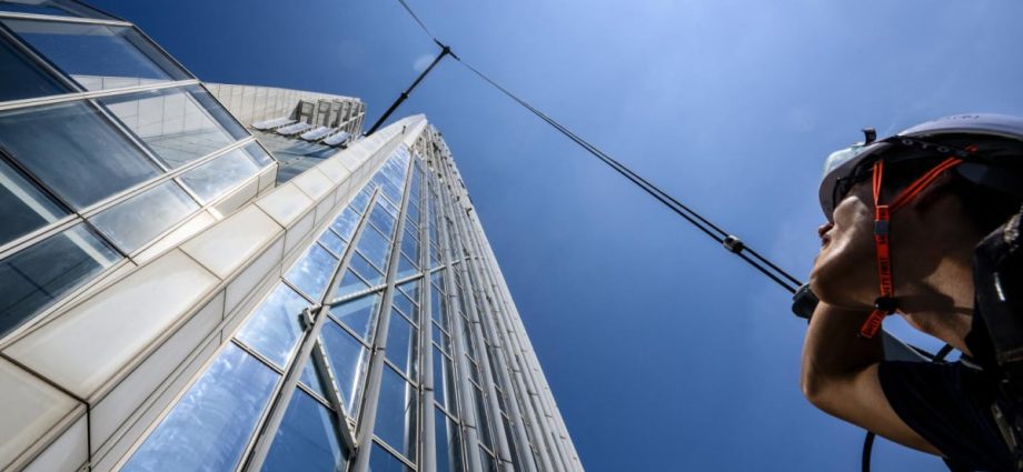 South Korea’s skyscraper window cleaner with a fear of heights