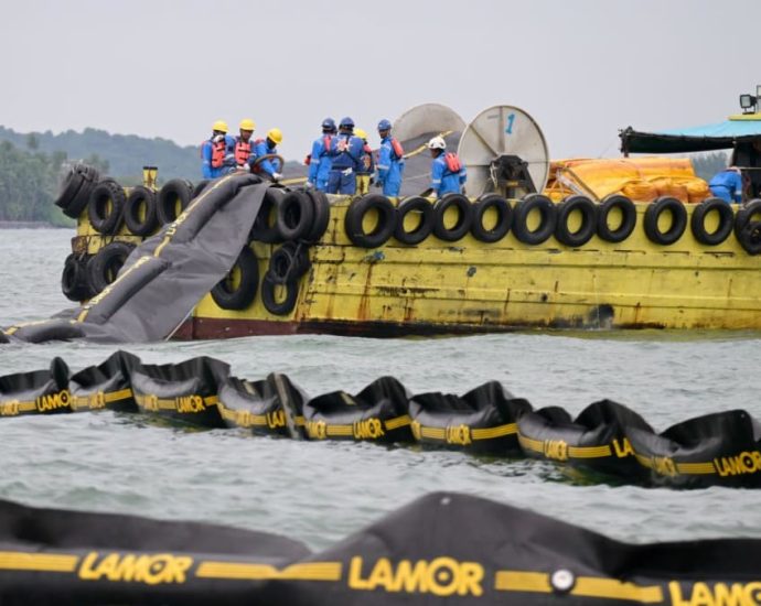 Timeline of Singapore’s oil spill: When response teams mobilised, booms deployed