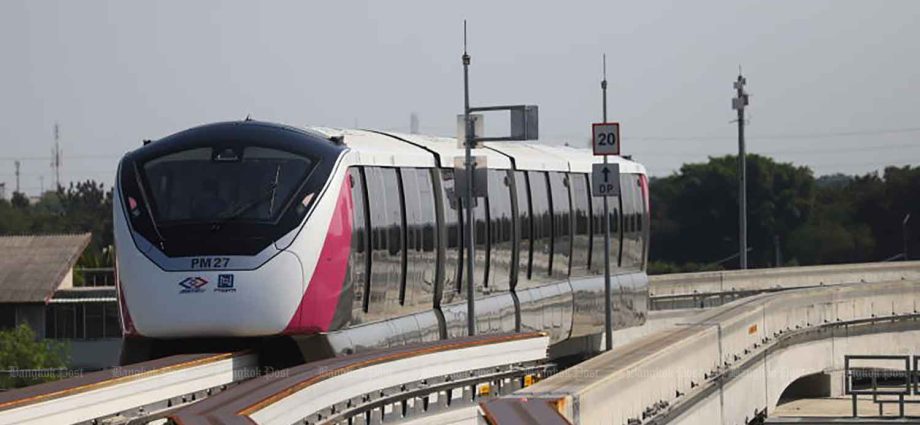 Bangkok”s pink spur monorail 60% complete