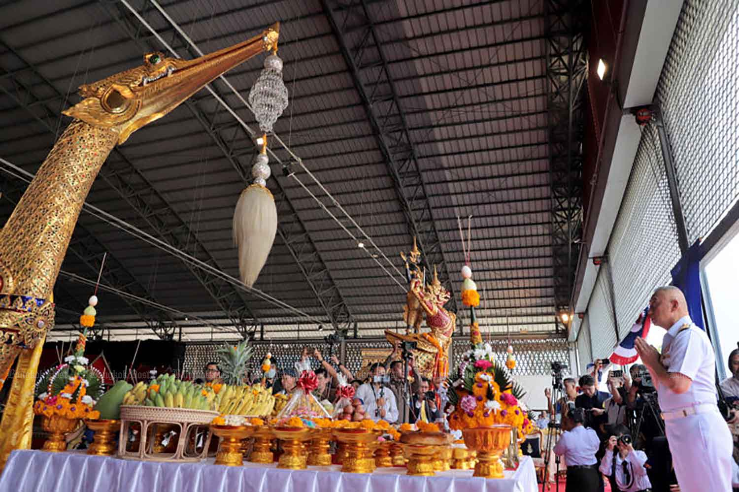 Barges blessed for Chao Phraya event