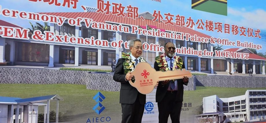 China builds new presidential palace in Pacific's Vanuatu