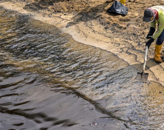 East Coast Park beach partially reopens after oil spill