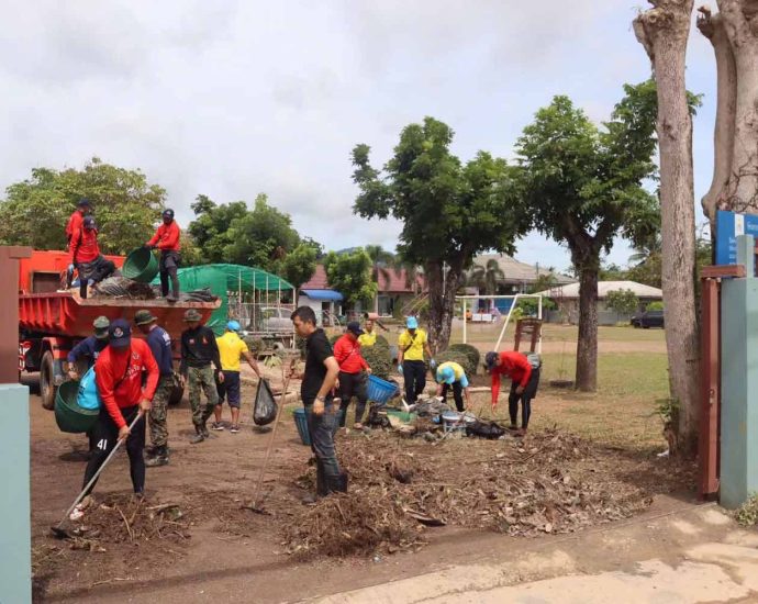 Phuket floods retreat, clean up underway