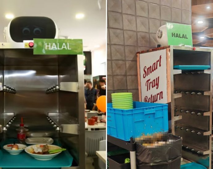 Seen a tray-return robot at a food court recently? Cleaners tell us why not