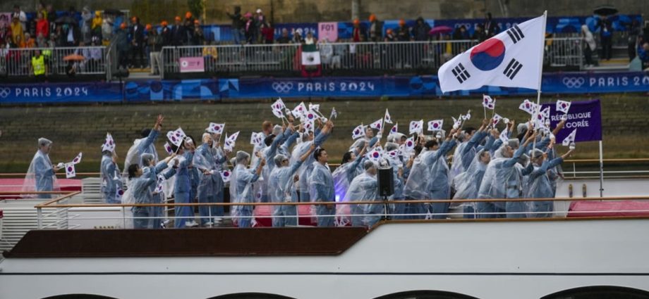 South Korea wrongly introduced as North Korea at Paris Olympics opening ceremony