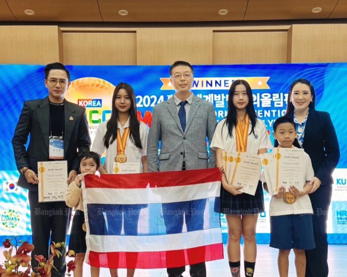 Thai students win medals at World Invention Creativity Olympic