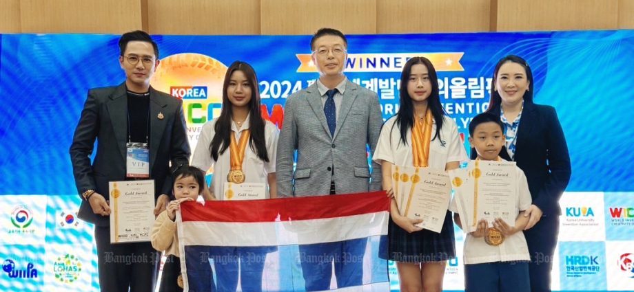 Thai students win medals at World Invention Creativity Olympic