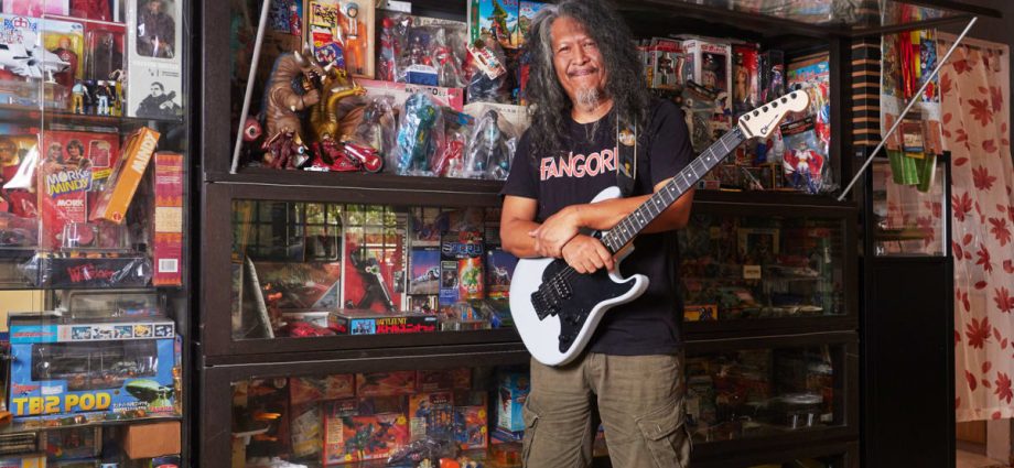 The 60-year-old hardcore punk legend in Singapore who’s also a hardcore toy collector