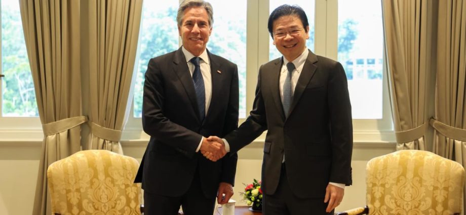 US Secretary of State Blinken calls on PM Wong during official visit to Singapore
