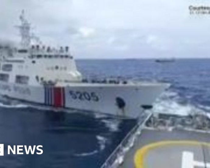 China and Philippines trade blame as ships collide