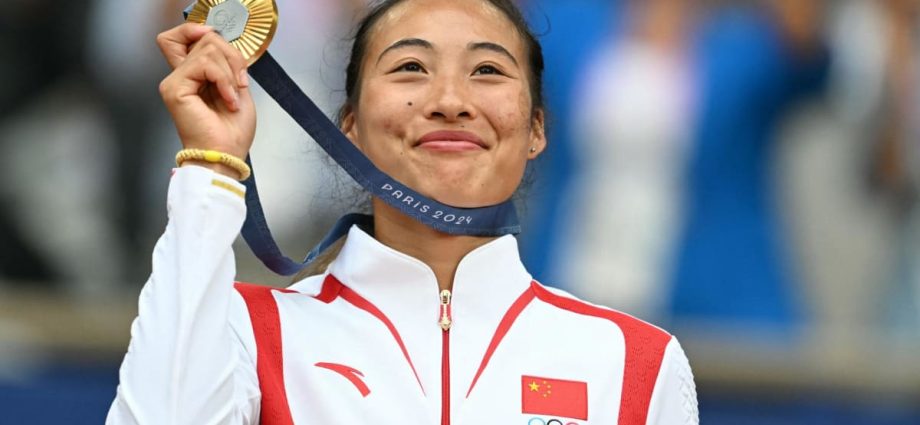 China’s Zheng Qinwen makes history with Olympic tennis singles gold