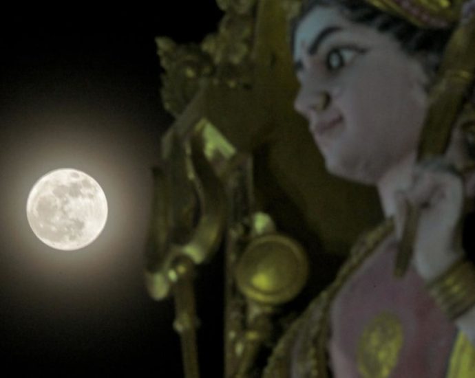 First supermoon of the year rises over Singapore