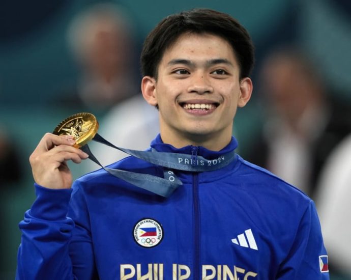 Gymnast Yulo strikes gold for Philippines at Paris Olympics