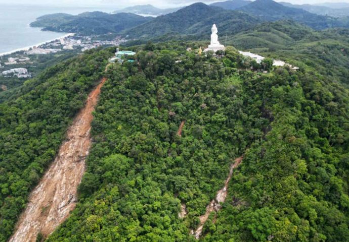 Hilltop plot seized after landslides