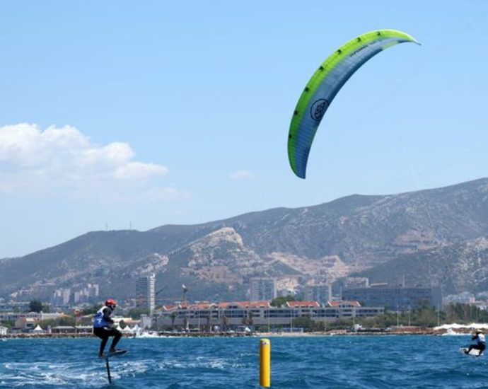 Kitefoiling: Singapore’s Maximilian Maeder second in fleet after first seven races