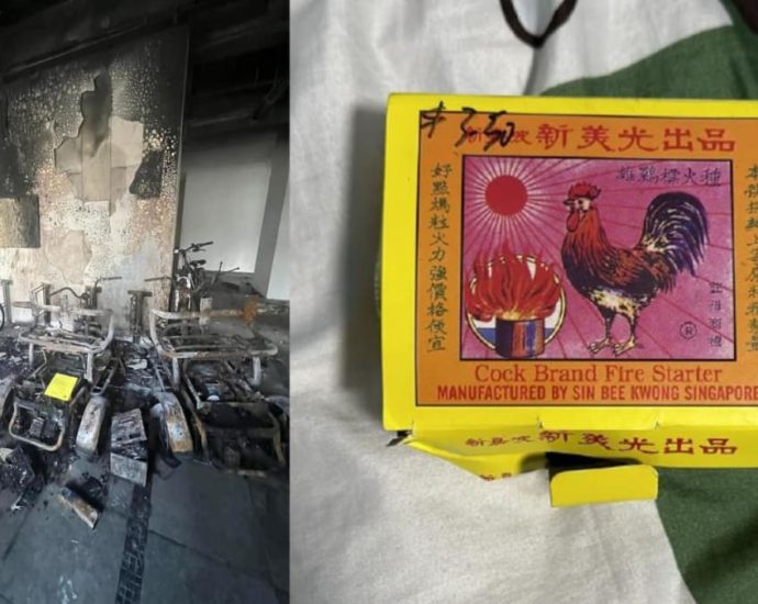 Man suspected of starting fire at Admiralty Link void deck that burnt bicycles, PMAs arrested
