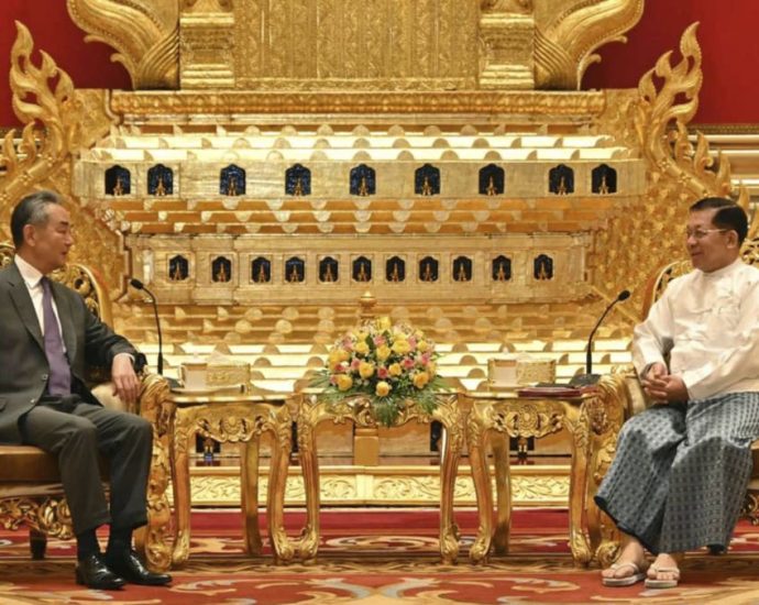 Myanmar junta chief, China FM discuss ‘stability’ as clashes rage