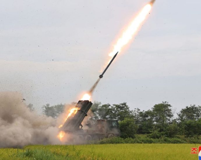 North Korea test-fires rocket launcher with new ‘guiding system’