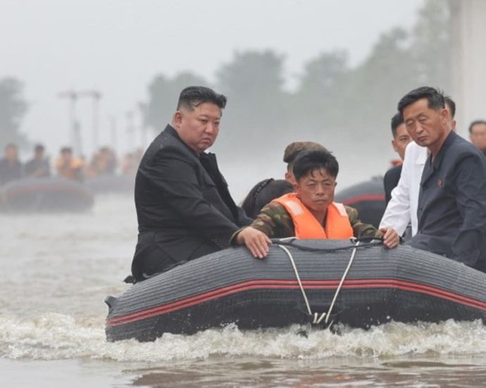 North Korean leader revisits flooded area, offers plan to bring people to capital, KCNA says