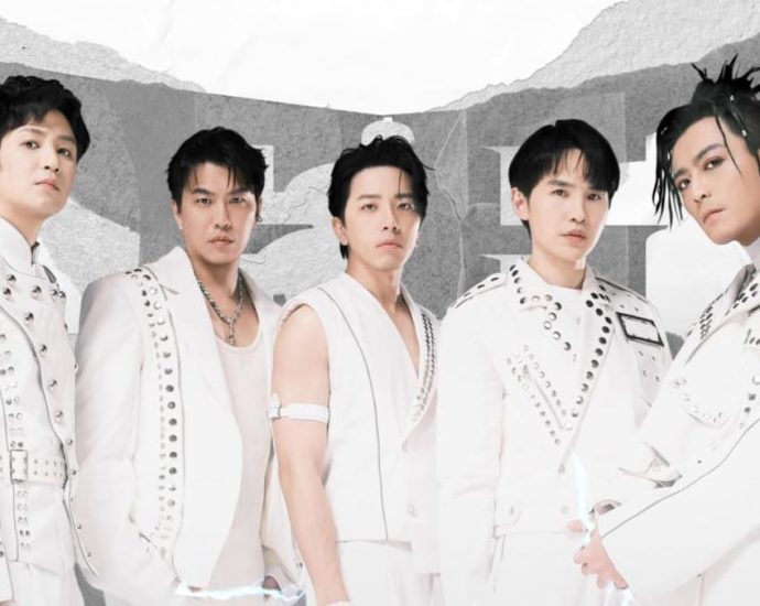Taiwanese band Energy performing in Singapore in November
