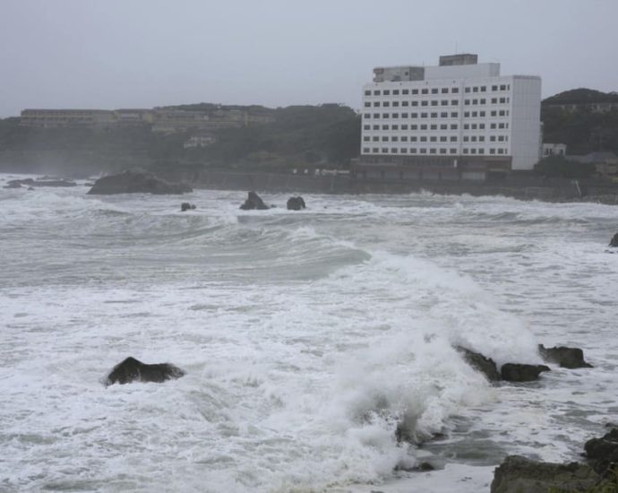 ‘Very strong’ Typhoon Ampil buffets Japan’s Pacific coast