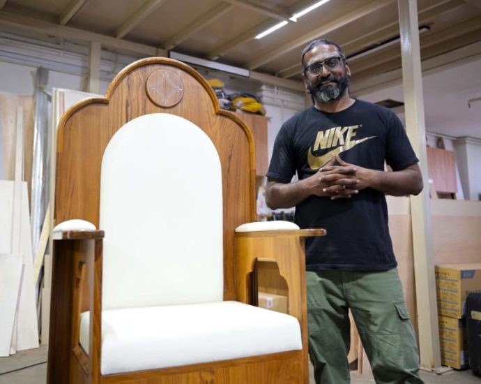 ‘100% handmade’: The Singaporean carpenter who built two chairs specially for Pope Francis