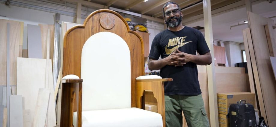 ‘100% handmade’: The Singaporean carpenter who built two chairs specially for Pope Francis