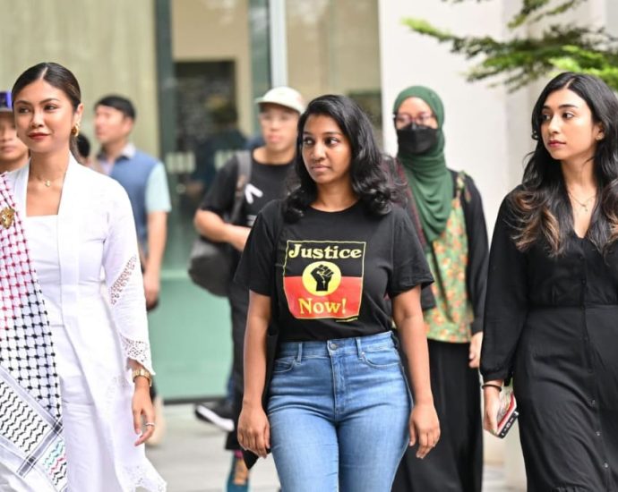 3 women charged over pro-Palestinian procession to Istana to contest case at trial