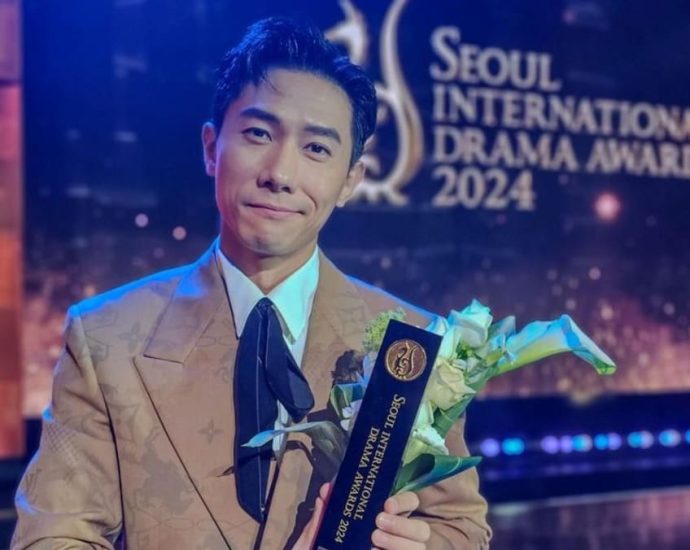 Actor Desmond Tan wins Outstanding Asian Star award at Seoul International Drama Awards 2024