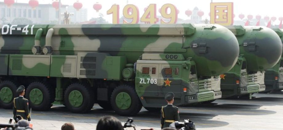 China conducts first public test launch of intercontinental ballistic missile