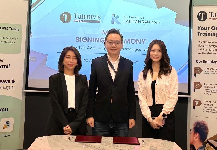 Kakitangan.com signs MoU with Talentvis Academy to provide SMEs with one-stop solution for quality training