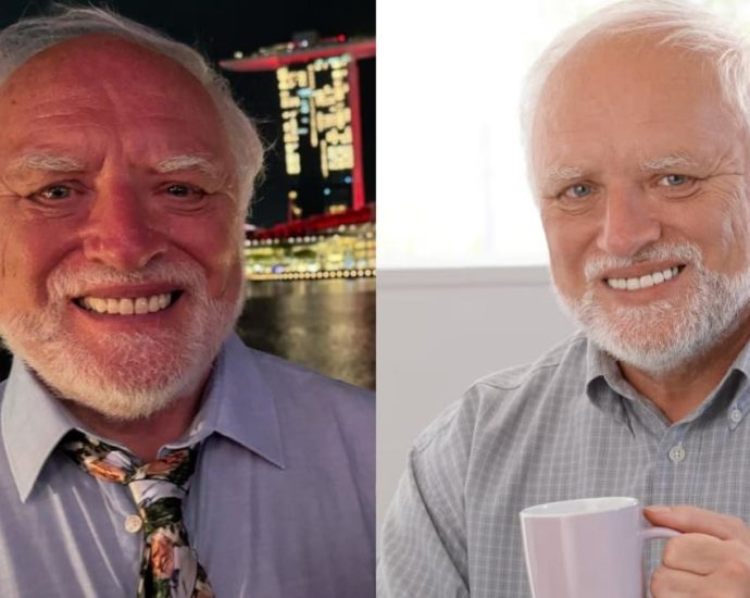Man behind ‘Hide The Pain Harold’ meme is in Singapore for crypto event
