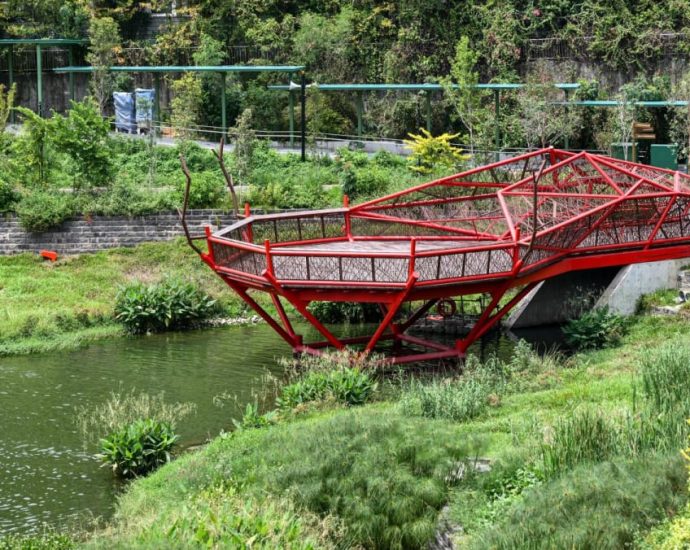 New Bidadari Park inspired by Winnie the Pooh forest, features recreational lake, trails and treehouse playground
