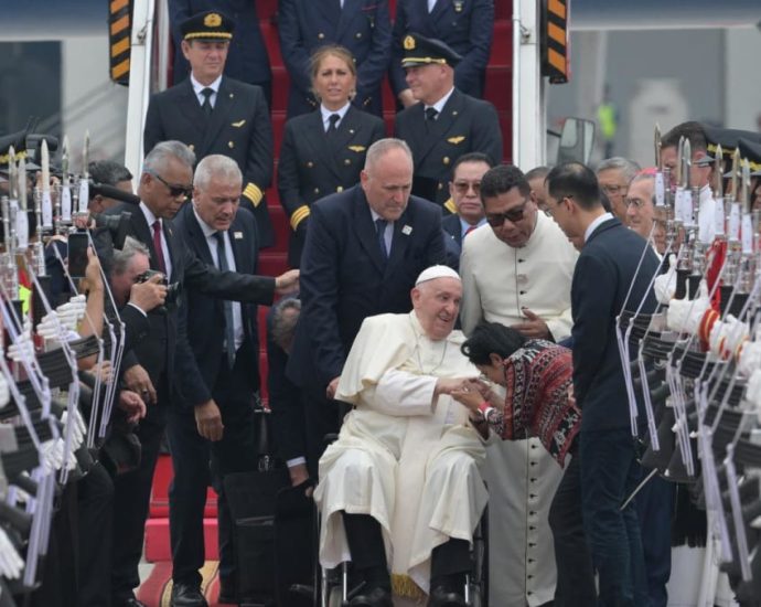 Pope Francis arrives in Muslim-majority Indonesia to start Asia-Pacific tour