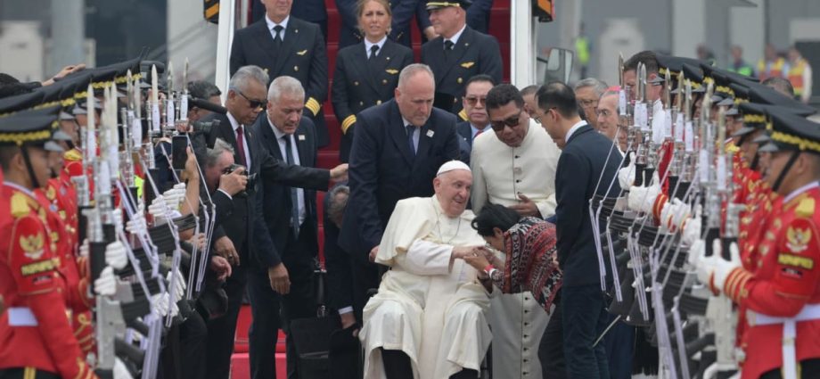 Pope Francis arrives in Muslim-majority Indonesia to start Asia-Pacific tour