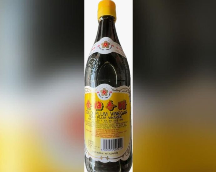 Singapore recalls Gold Plum Vinegar due to undeclared allergen
