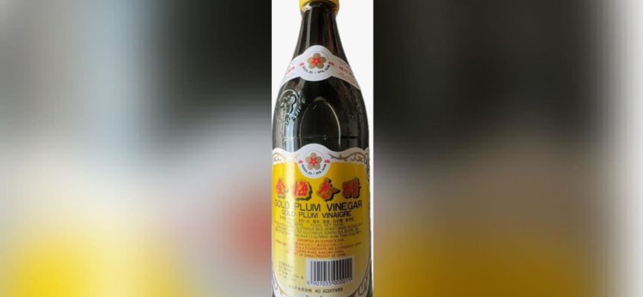 Singapore recalls Gold Plum Vinegar due to undeclared allergen