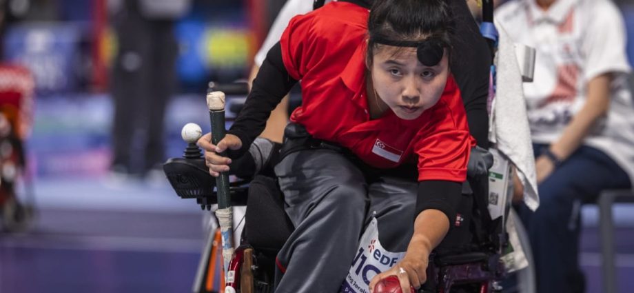 Singapore’s Jeralyn Tan wins boccia silver medal at Paris Paralympics