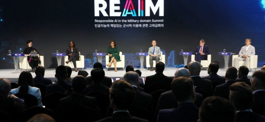 Summit drafts ‘blueprint’ for AI use in military; China opts out