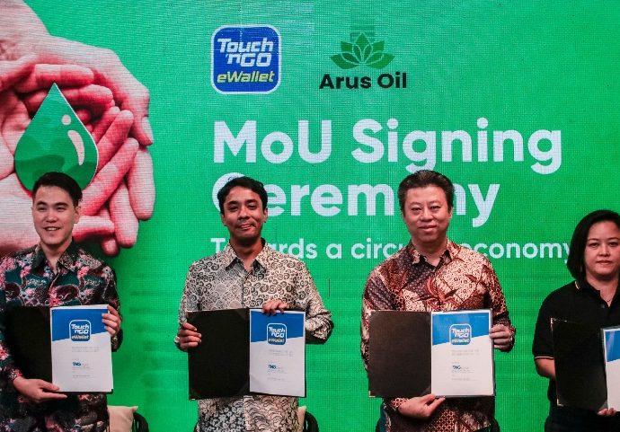 TNG eWallet, Arus Oil partner to power Malaysia’s circular economy for a sustainable future