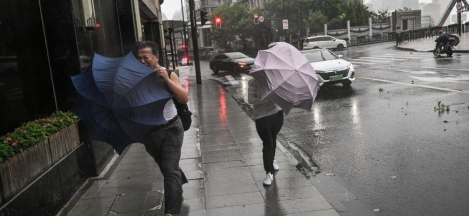 Typhoon Bebinca lands in Shanghai, strongest storm to hit city since 1949