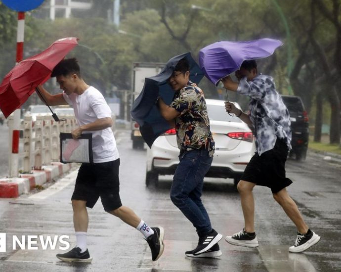 Typhoon Yagi makes landfall in Vietnam