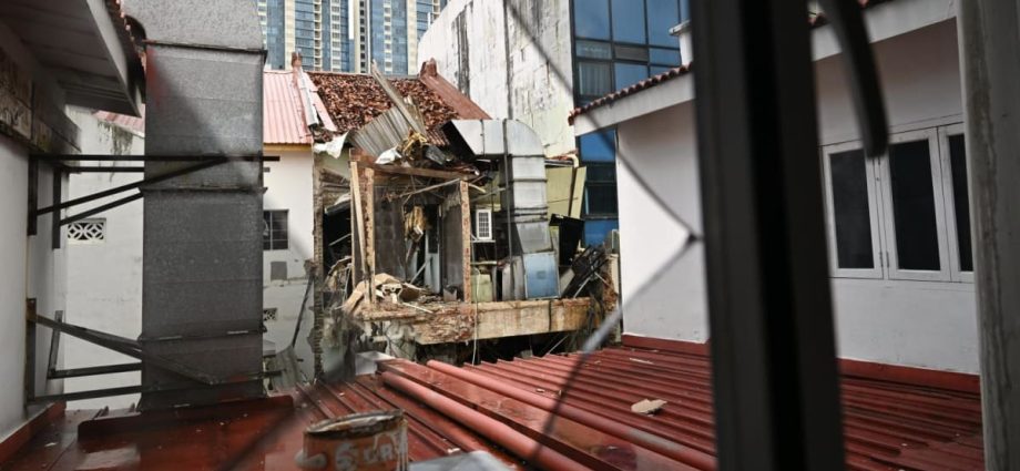 Hotel guests evacuated after shophouses partially collapse along Syed Alwi Road