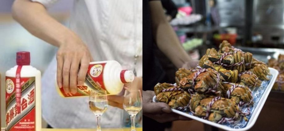 Moutai and hairy crabs: Prices for luxury items drop to record lows during China’s Golden Week