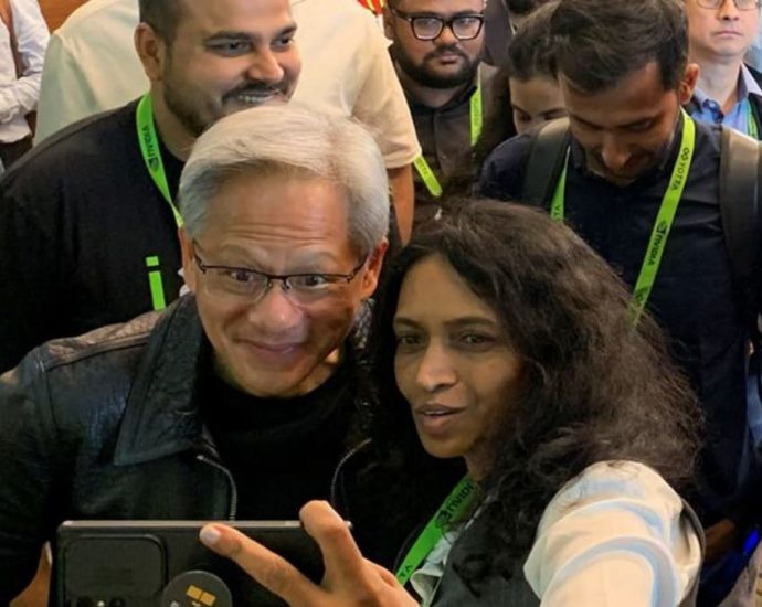 Nvidia CEO Jensen Huang gets rock star treatment from India’s tech enthusiasts