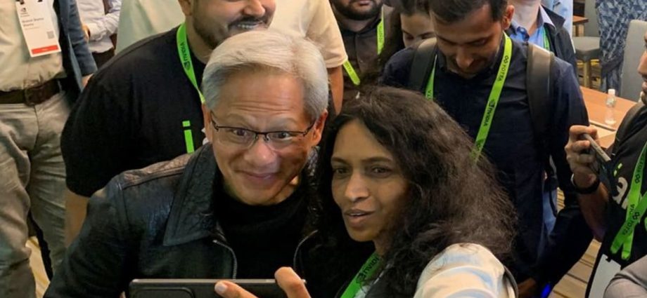 Nvidia CEO Jensen Huang gets rock star treatment from India’s tech enthusiasts