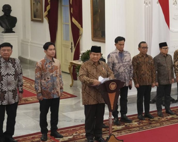 Prabowo announces his ‘Red and White’ Cabinet, Sugiono named as Indonesia’s new foreign minister