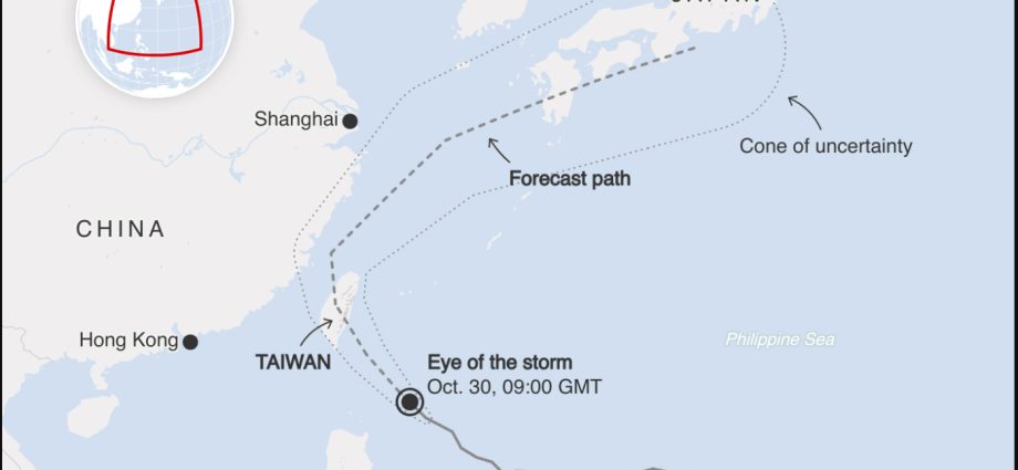 Thai Airways cancels Taipei flights as Taiwan prepares for Typhoon Kong-rey