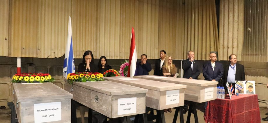 Bodies of four Thai workers killed in Israel to arrive on Friday