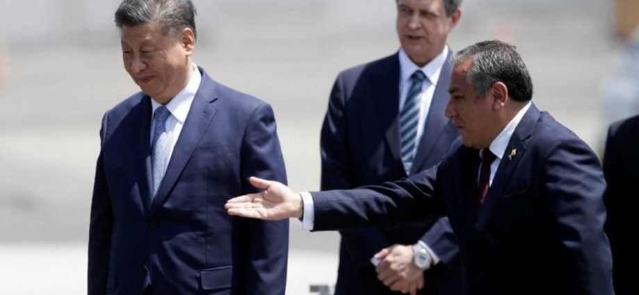 China’s Xi Jinping arrives in Peru for APEC summit, Biden meeting